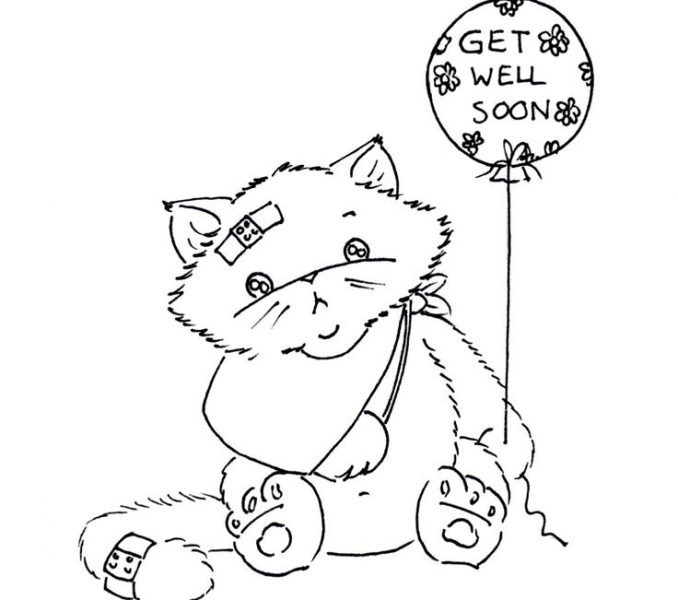 678x600 Feel Better Coloring Pages 582 Best Coloring Cats Images