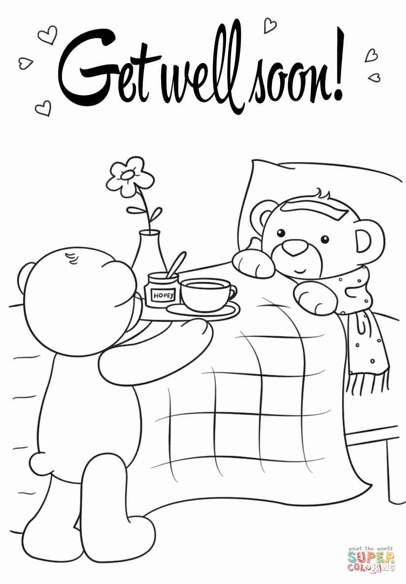 824x1186 Get Well Soon Coloring Page Free Printable Pages Endearing Feel