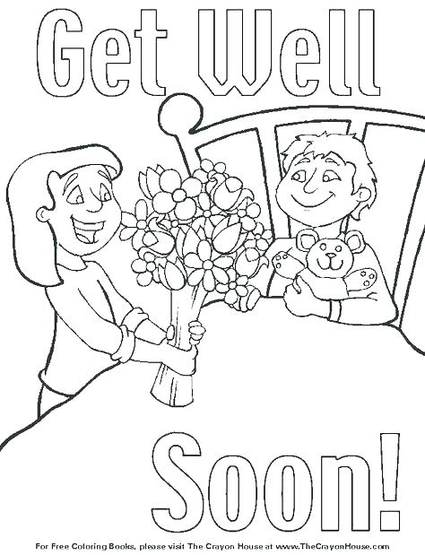 474x619 Feel Better Coloring Pages Get Well Coloring Pages Feel Better