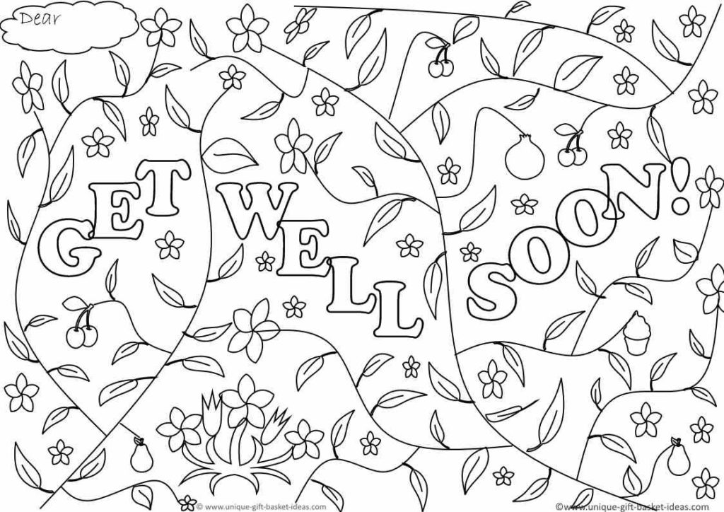 1024x724 Get Well Soon Coloring Pages Get Bubbles