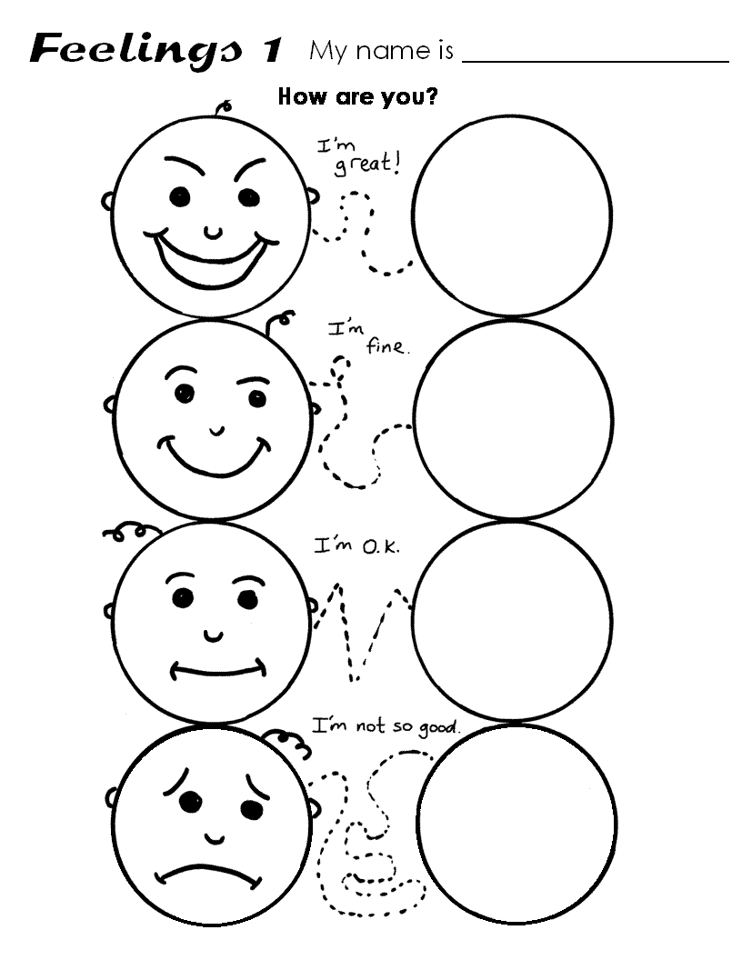 816x1056 Special Feeling Coloring Pages Printable Emotions 5 P 28 Images