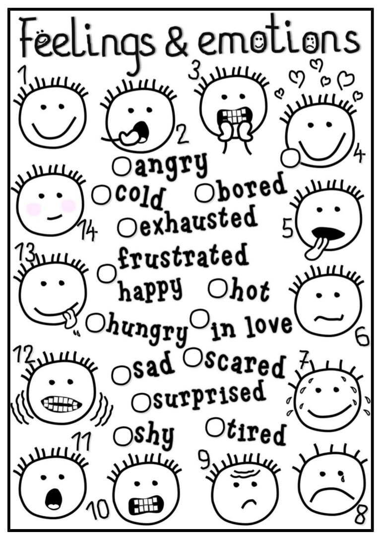 768x1087 Feelings Coloring Pages Vitlt Com And Ahmedmagdy Feelings Coloring