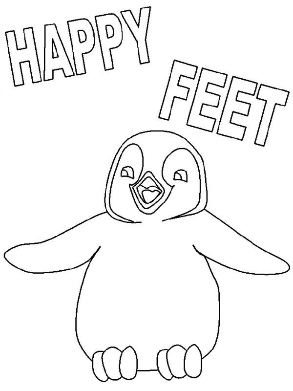 600x800 Happy Feet Coloring Pages