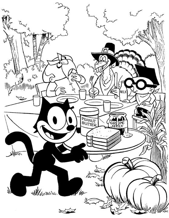 559x720 Felix The Cat Coloring Page 8