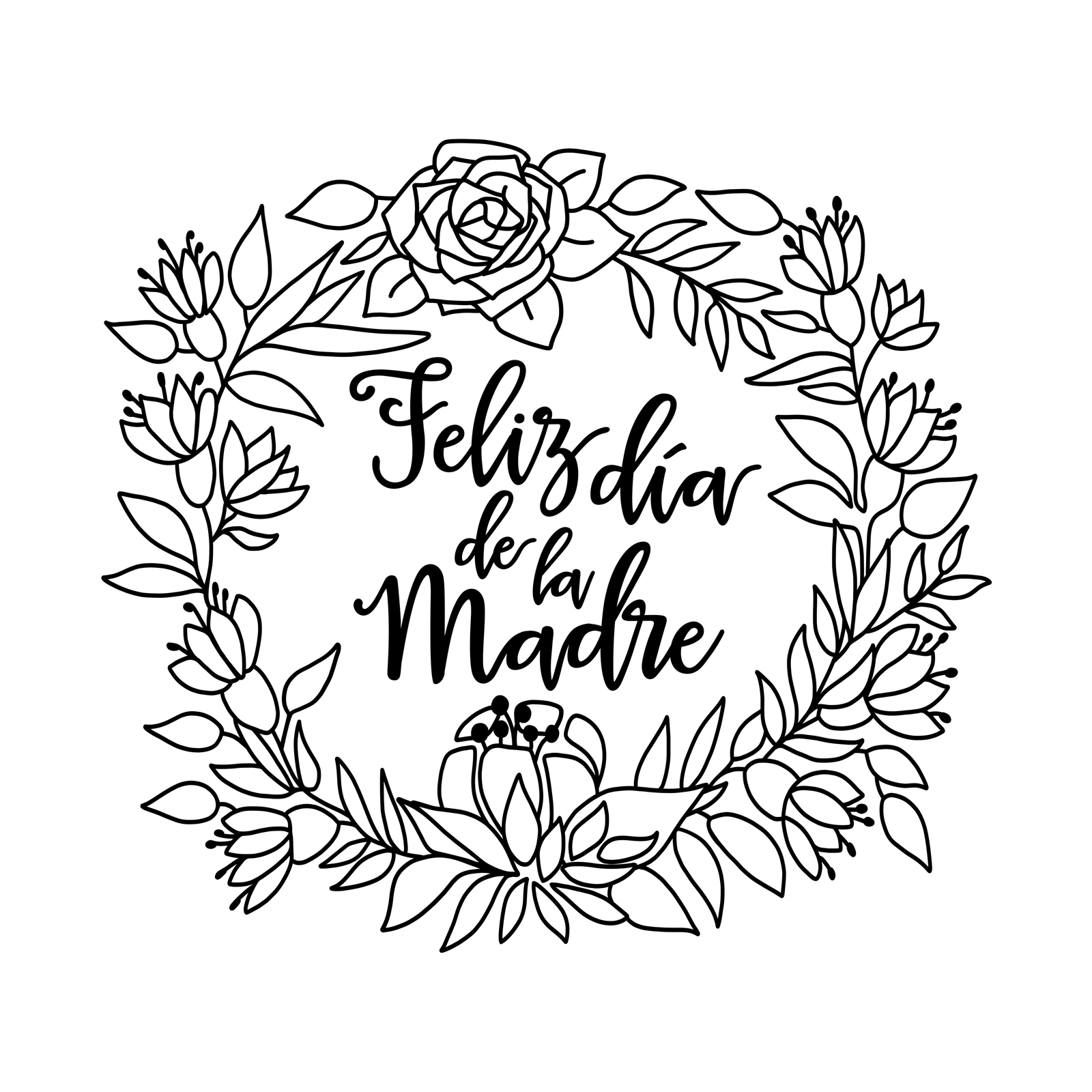 1600x1600 Feliz De La Madre (Spanish) (A1215) Close To My Heart