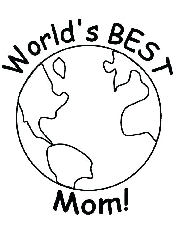 570x760 Mothers Day Coloring Pages For Preschool Mothers Day Coloring