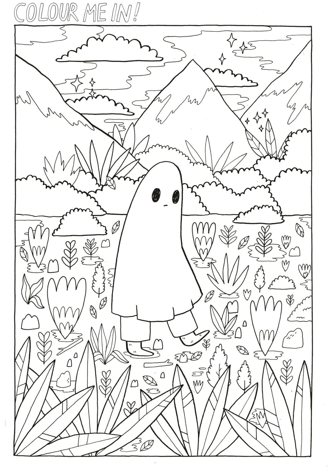 1280x1810 New Free Printable Adult Colouring Pages With Inspirational Quotes