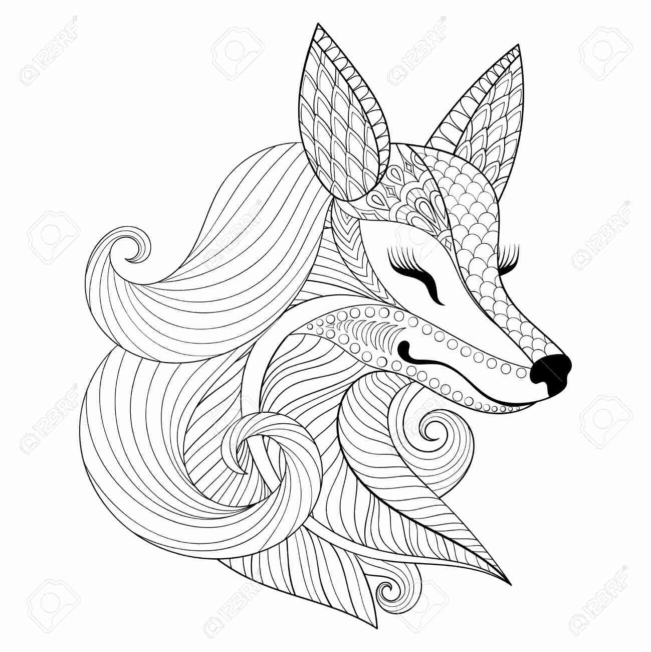 1299x1300 Pages Fennec Fox Doodle By Juline Foxes Coloring For Unusual Adult