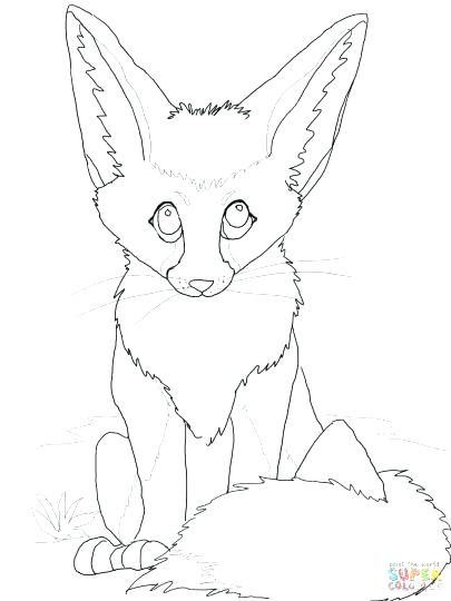 405x540 Baby Fox Coloring Pages Coloring Page Baby Medium Size Of Creative