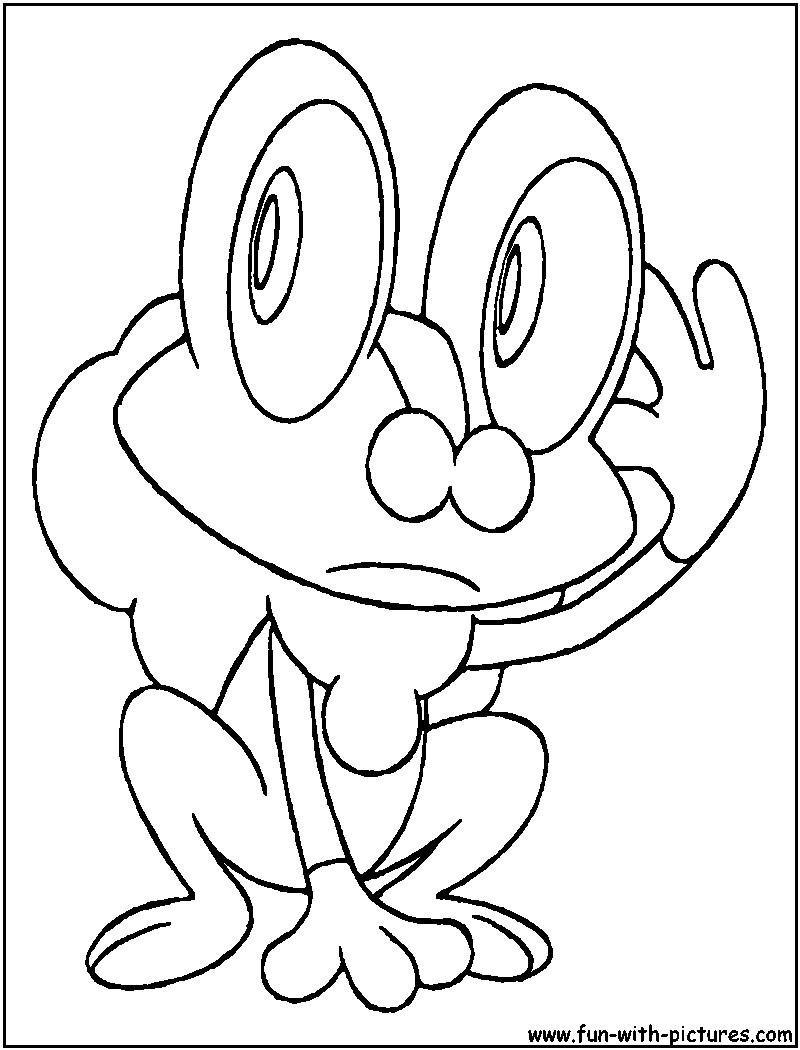 800x1050 Pokemon Coloring Pages Fennekin Froakie Braixen To Print Of 10