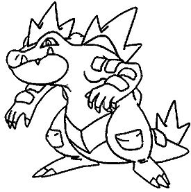 275x277 Fennekin Pokemon Coloring Page