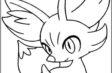 469x304 Pokemon Coloring Pages Fennekin Just Colorings