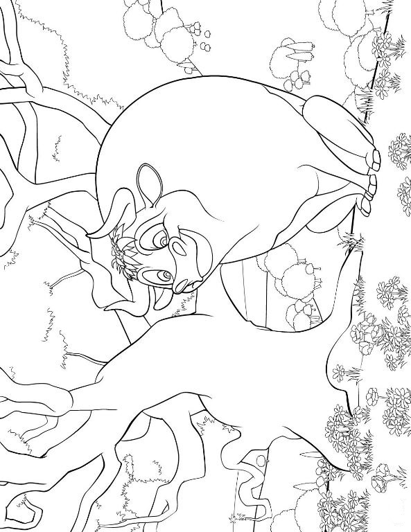 593x768 Kids N 8 Coloring Pages Of Ferdiand