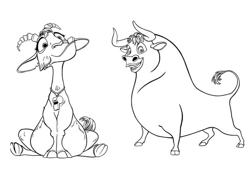 1024x768 Ferdinand The Bull Coloring Pages Download Coloring For Kids 2018