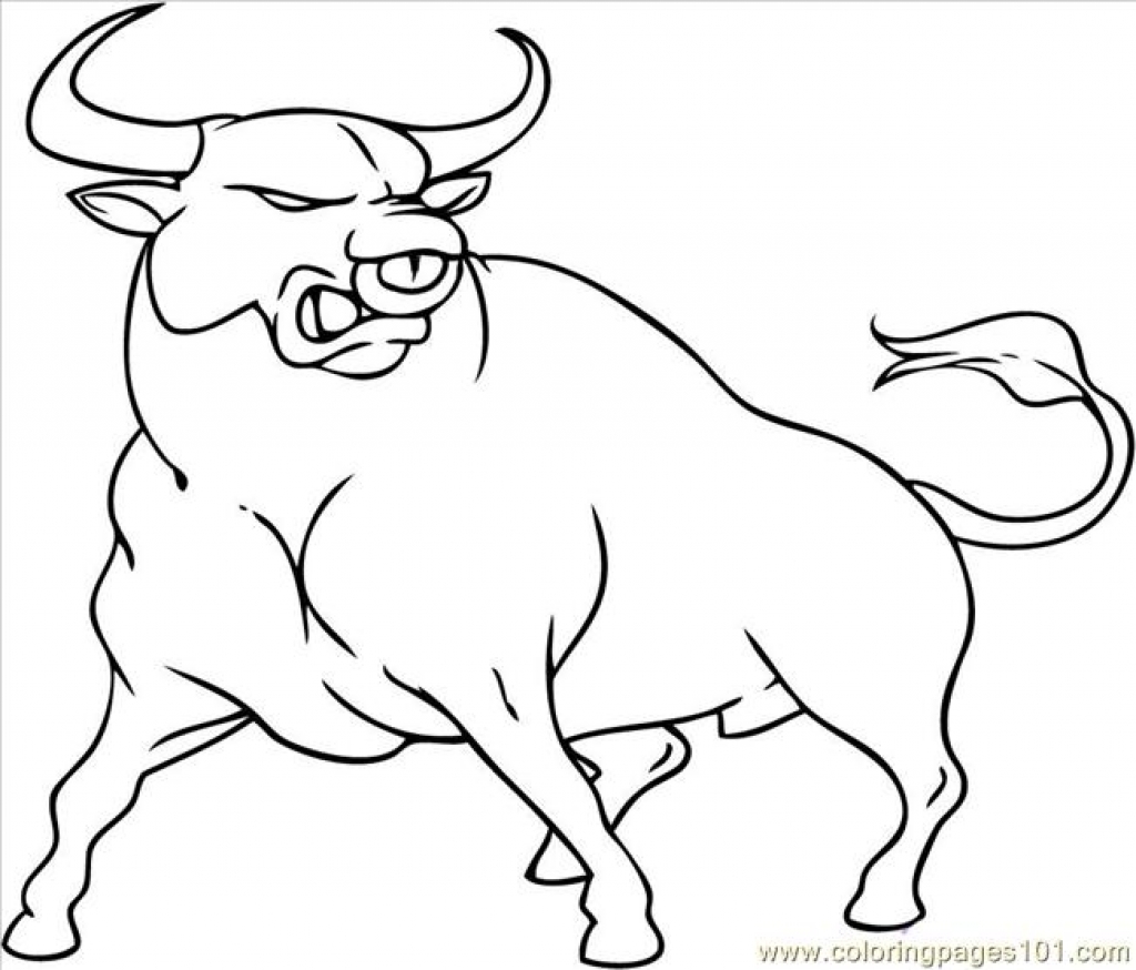 1024x874 Bull Coloring Page Bull Coloring Page Bull Coloring Pages