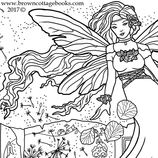 650x650 A Sample Coloring Page From My Upcoming Coloring Book. Fern Brown