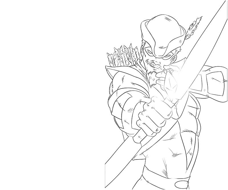 800x667 Green Arrow Coloring Pages