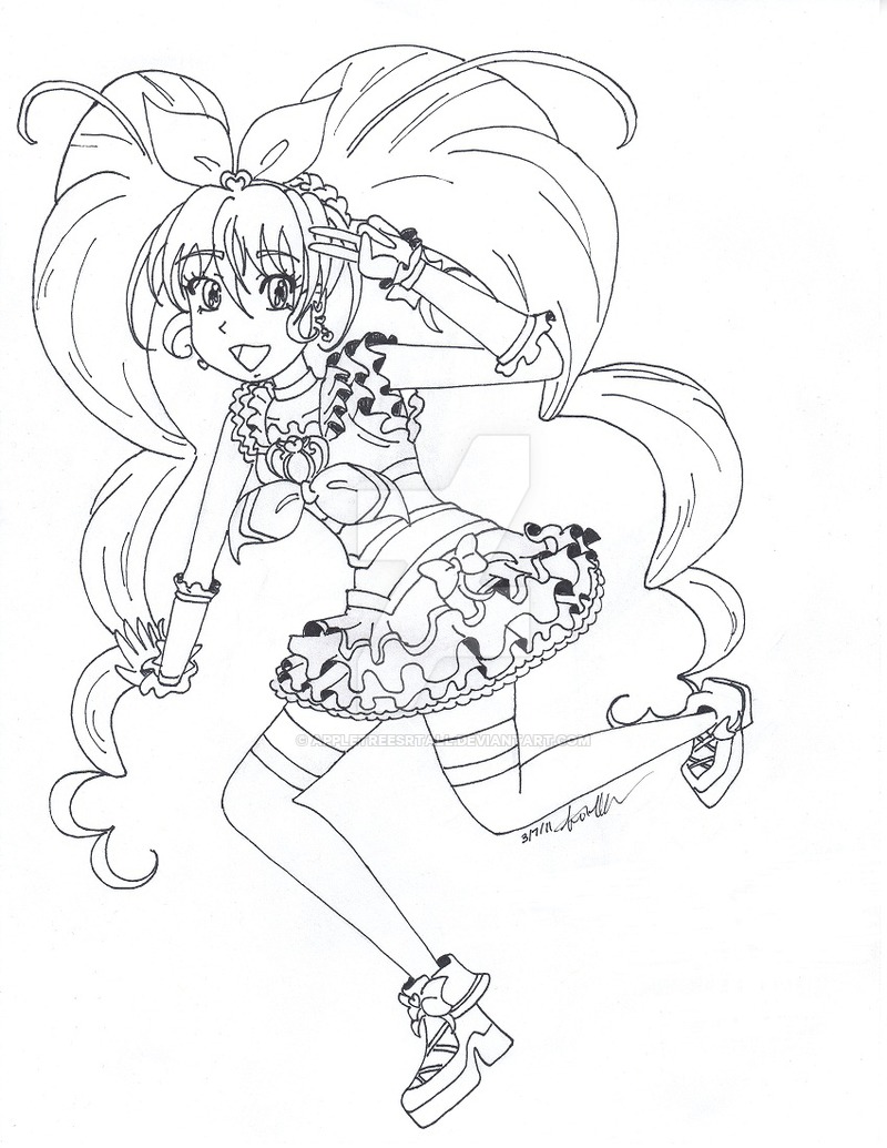 800x1035 Group Of Pin Suite Precure Colouring