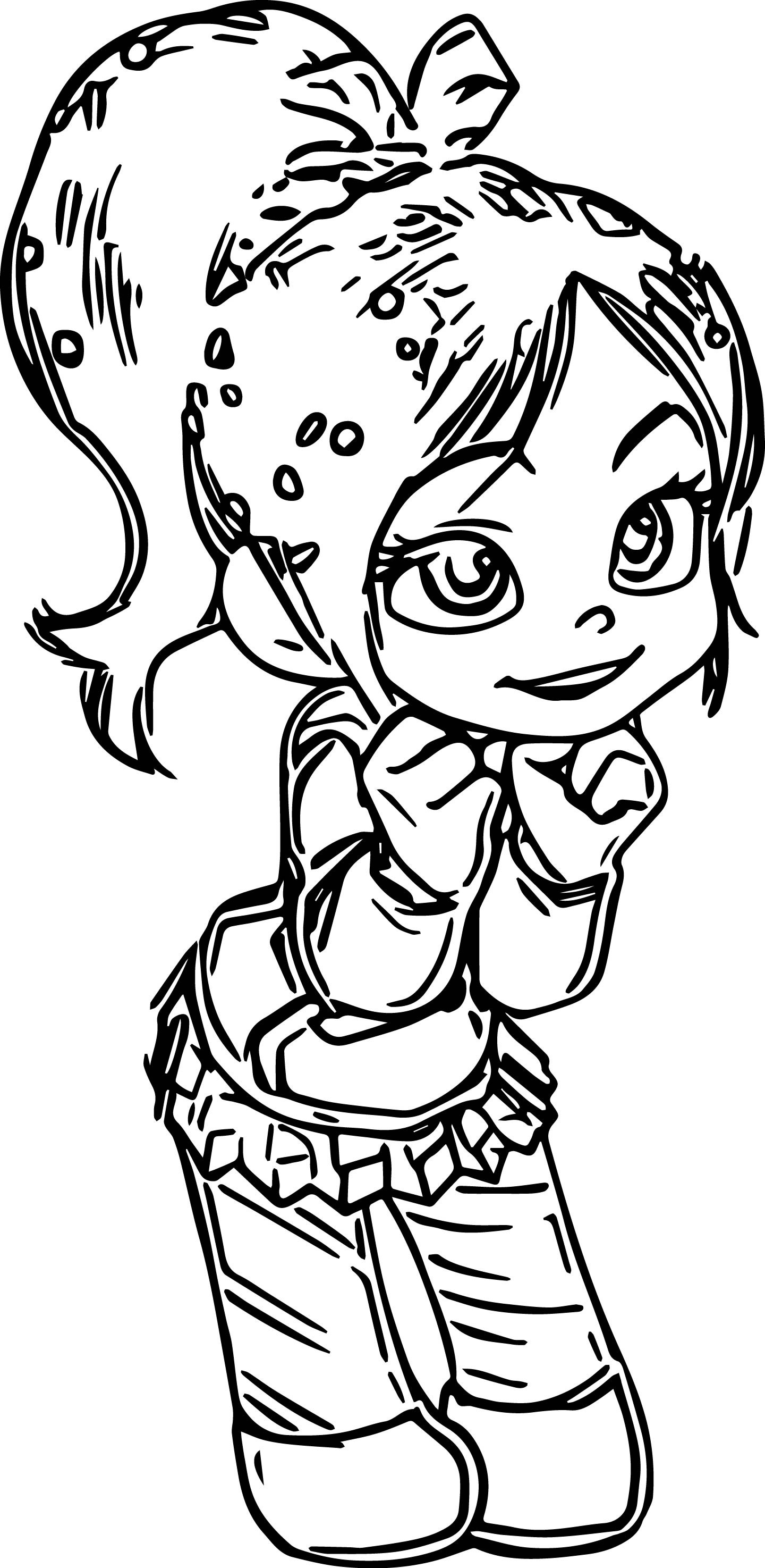 1440x2949 Vanellope Von Schweetz Coloring Pages Printable Coloring