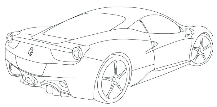 700x346 Coloring Pages Ferrari Cars Coloring Pages Printable Coloring