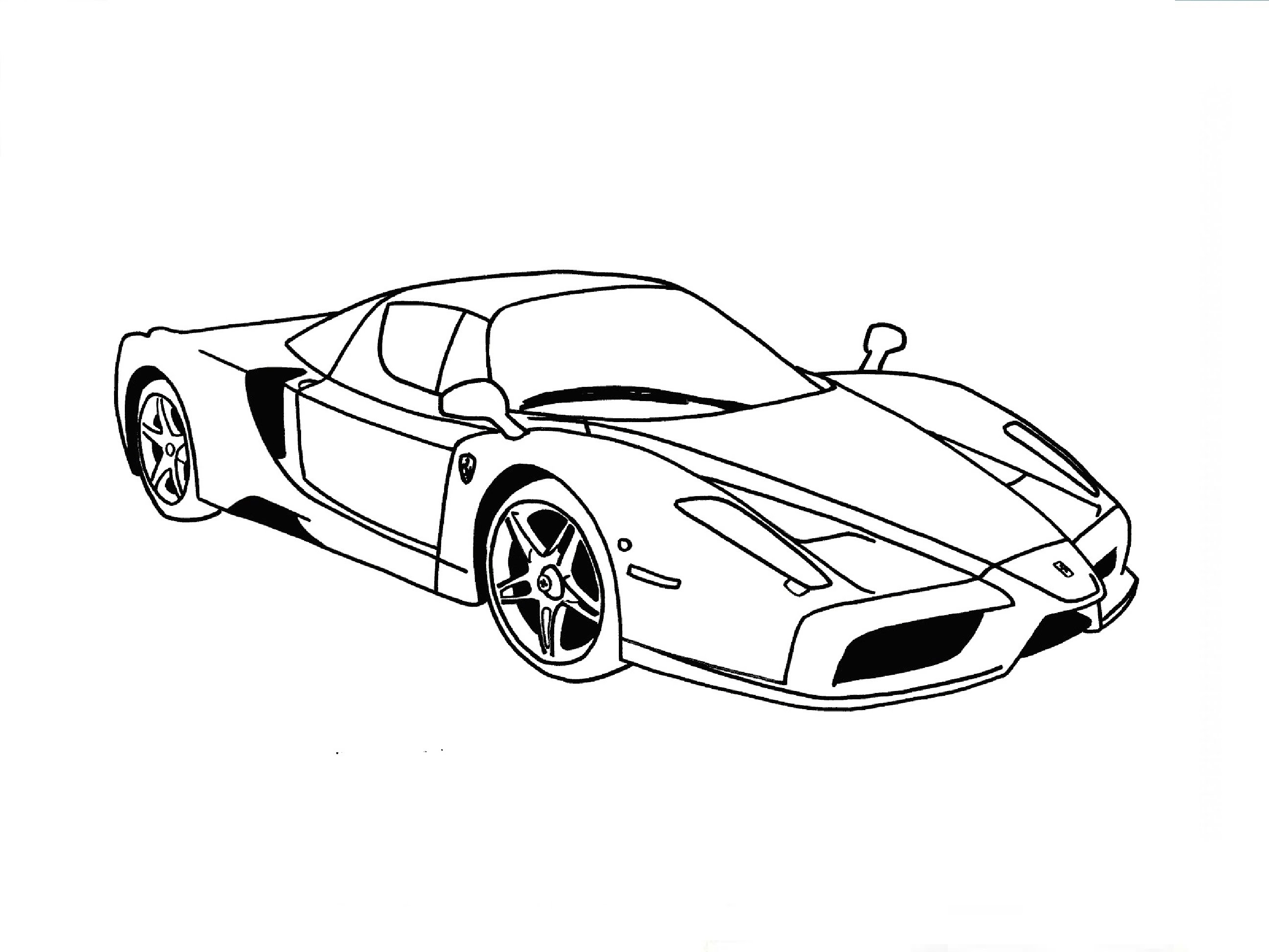 2592x1944 Drawn Ferarri Ferrari Enzo Many Interesting Cliparts