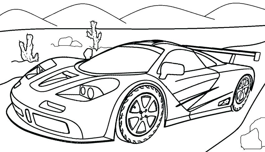 850x490 Coloring Pages Ferrari Cars Sport Car High Speed Coloring Page