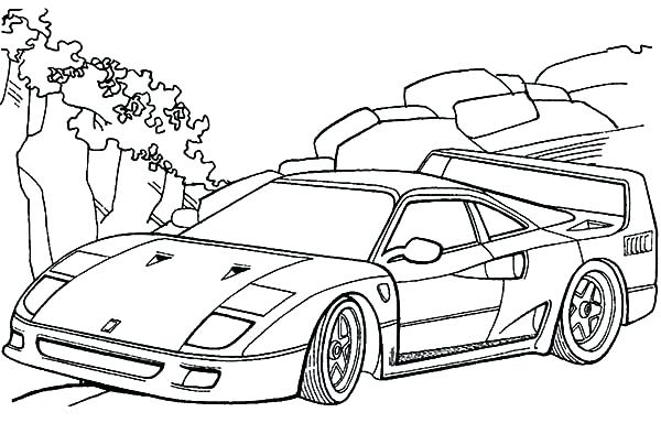 600x384 Ferrari Coloring Pages 6 Images Of Coloring Pages Car Coloring