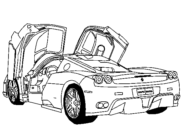 600x450 Ferrari From B On Coloring Sheets Kids Duck Color Page Pages Pl