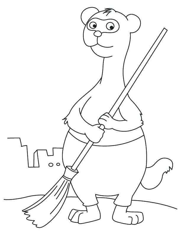 612x792 Ferret Coloring Pages Custom Pet Portrait Coloring Book Page