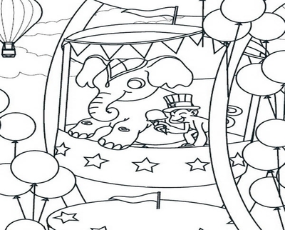 400x322 Ferris Wheel Coloring Page Image Clipart Images