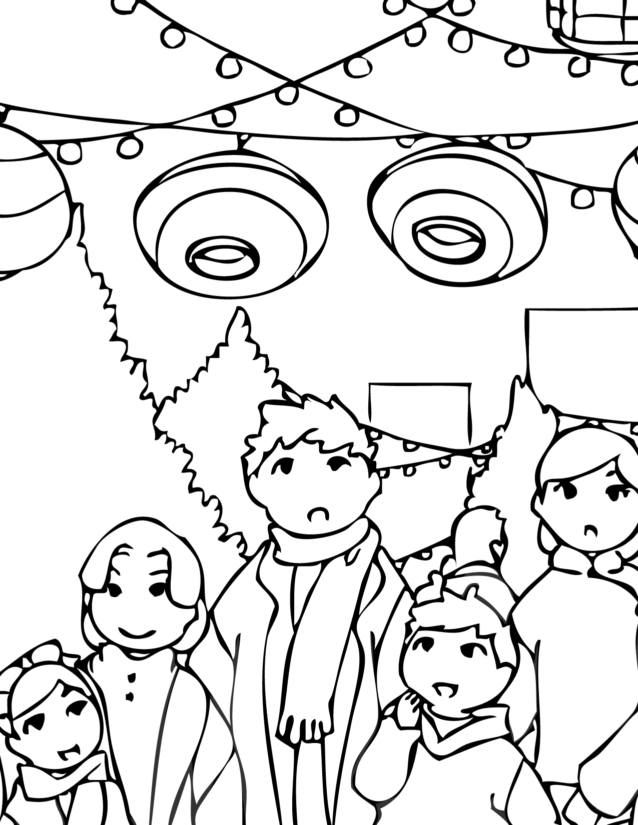 1275x1650 Lantern Festival Coloring Page