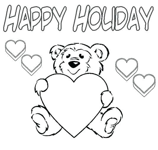 534x507 Holiday Coloring Pages