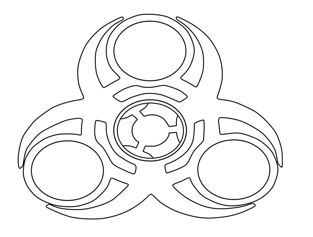 1000x757 Luxury Fidget Spinner Coloring Page Coloring Ws
