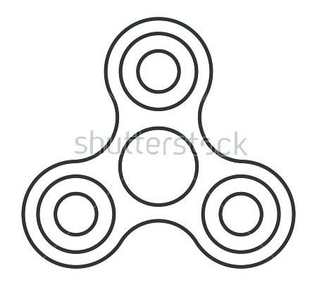 450x425 Fidget Spinner Coloring Page Fidget Spinner Coloring Pages