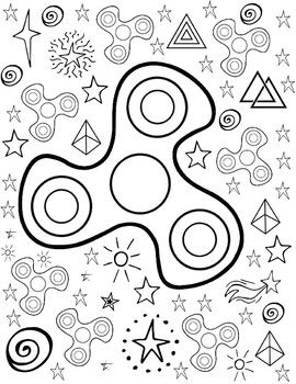 270x350 Fidget Spinner Coloring Pages Teacher Pay Teachers And Teacher