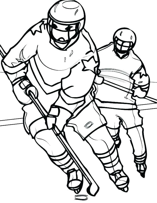 618x800 Amazing Hockey Player Coloring Page Amazing Hockey Player Coloring