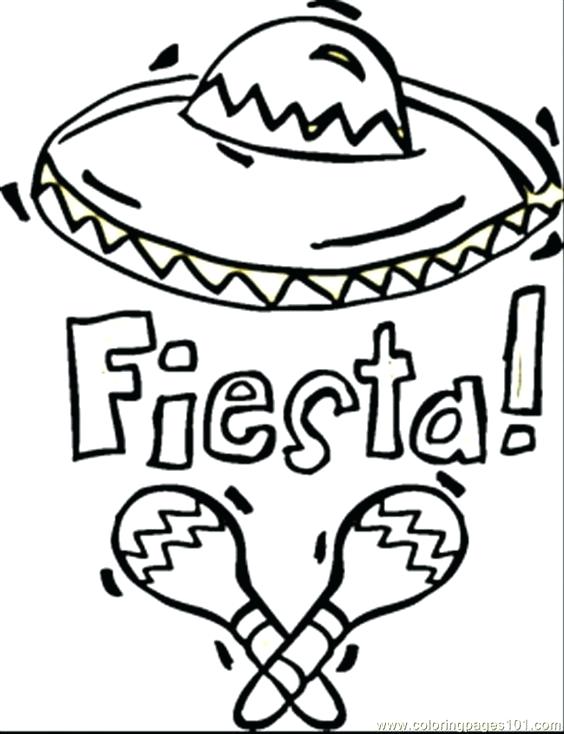 564x734 Fiesta Coloring Pages Hispanic Heritage Coloring Pages Fiesta