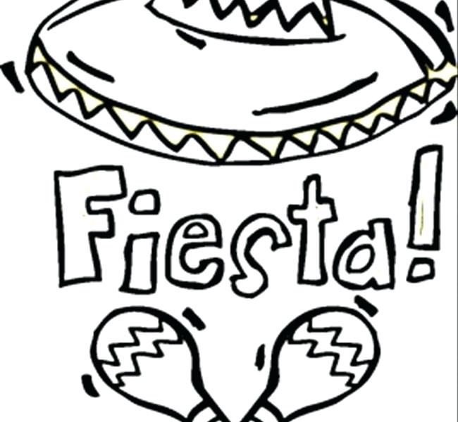 650x600 Mexican Coloring Pages Fiesta Coloring Pages Coloring Book Pages