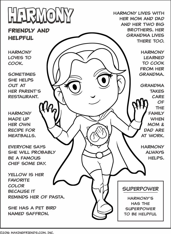720x984 Harmony Day Coloring Pages