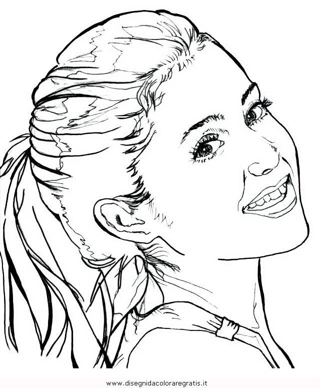 640x775 Ariana Grande Coloring Pages 574069