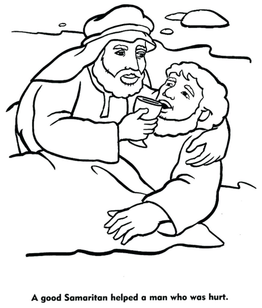 873x1024 Coloring Pages ~ Good Samaritan Coloring Page Pages For Kids