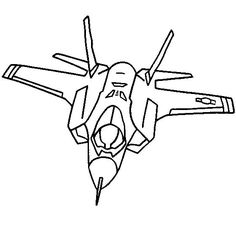 236x236 Military Jet Fighter Airplane Coloring Page Cinco