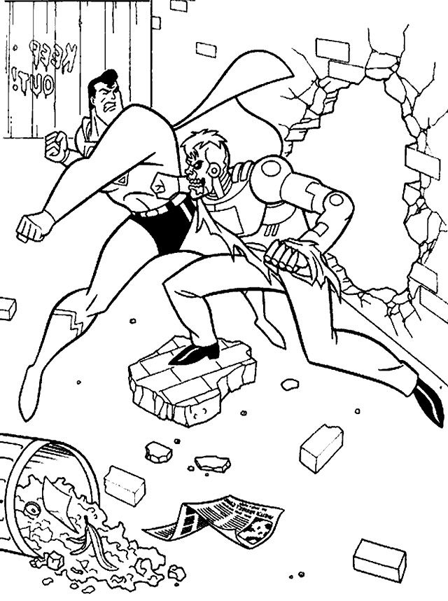 Fighting Coloring Pages