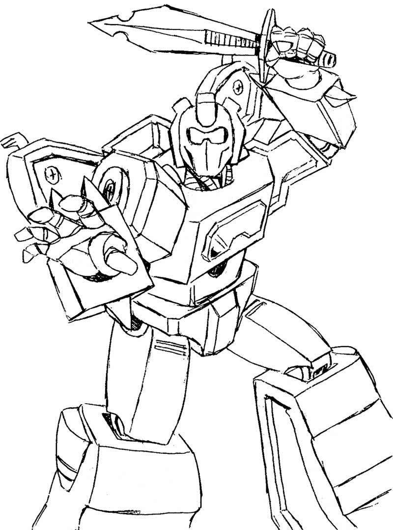 800x1079 Transformers Ready To Fight Coloring Page Color Pages