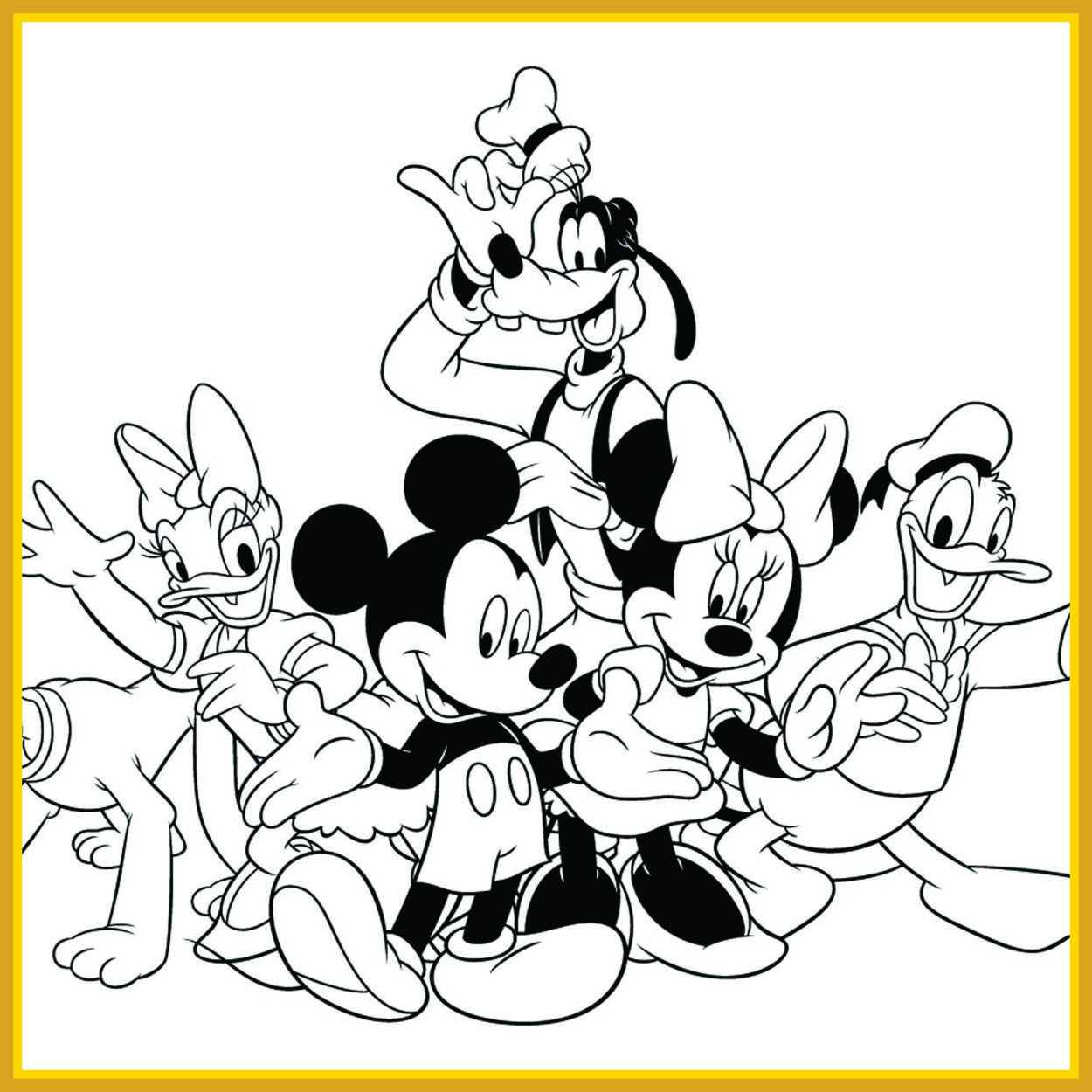 1250x1250 Unbelievable Disney World Coloring Page Printable Walt