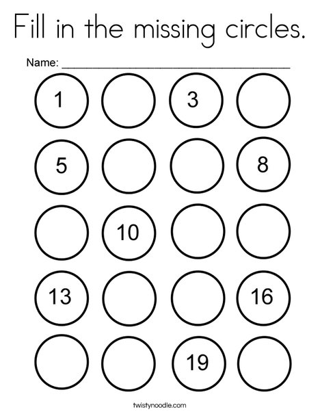 468x605 Fill In The Missing Circles Coloring Page