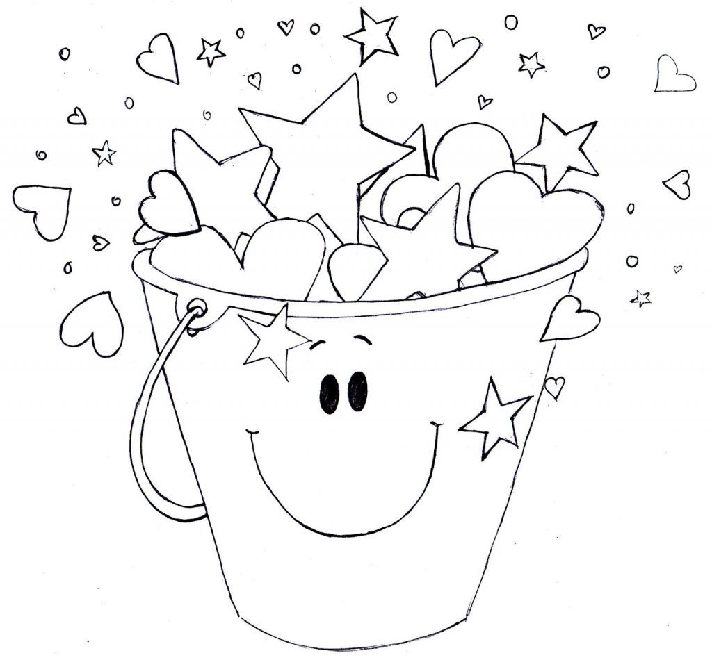 1024x950 Bucket Filling Coloring Pages