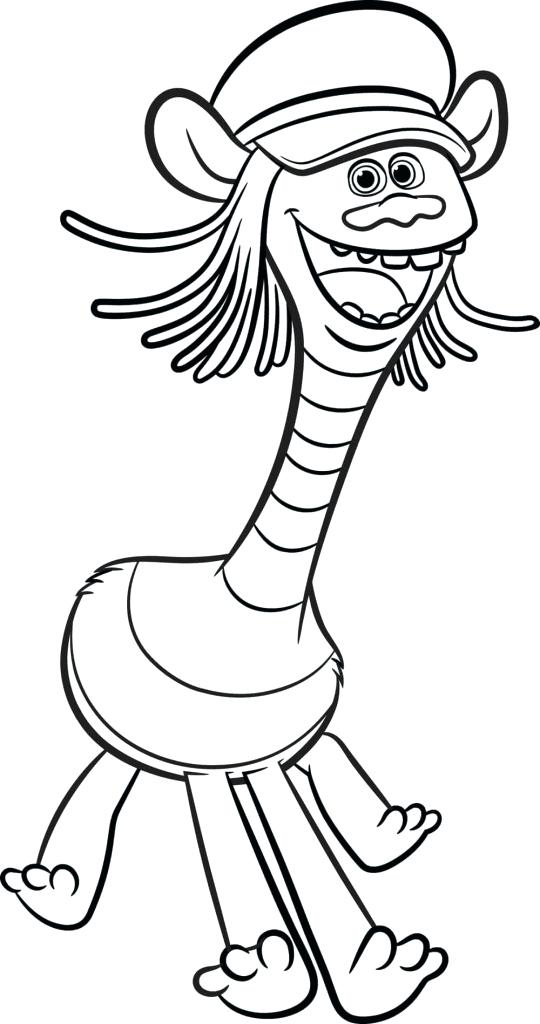 540x1024 Movie Coloring Pages Cooper Trolls Movie Coloring Page Cars Film