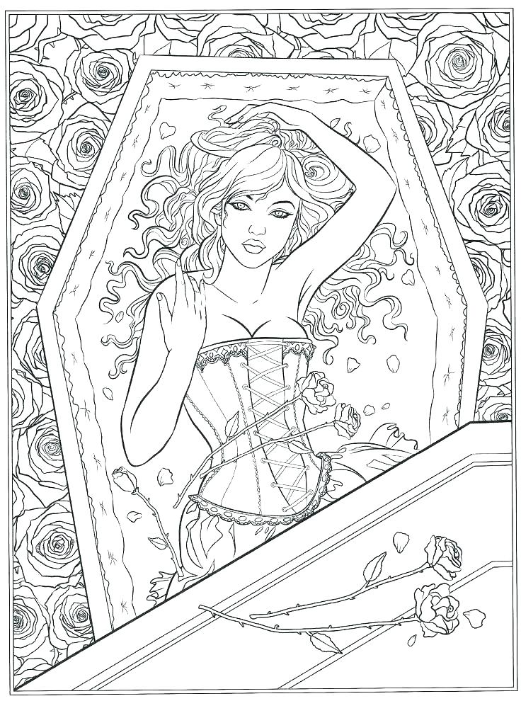 736x990 Final Fantasy Coloring Pages