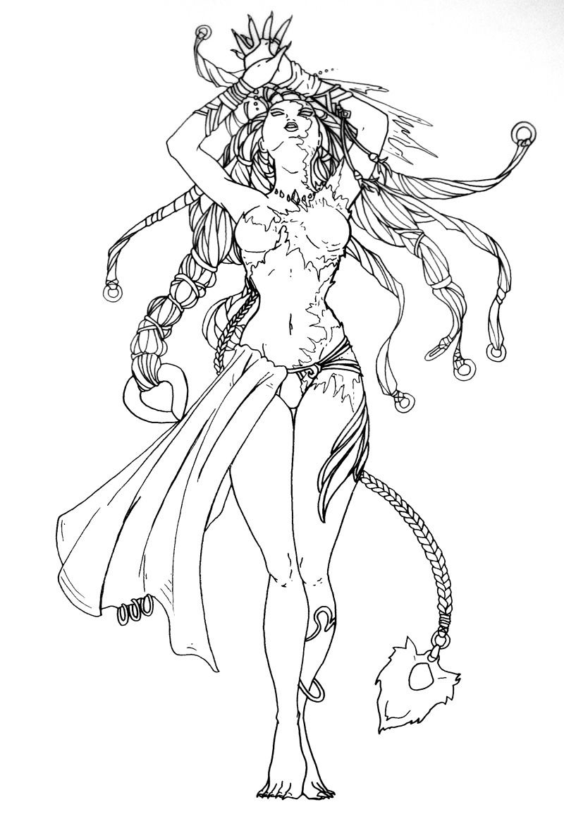 800x1161 Fantasy Coloring Pages For Adults Observe! More Coloring